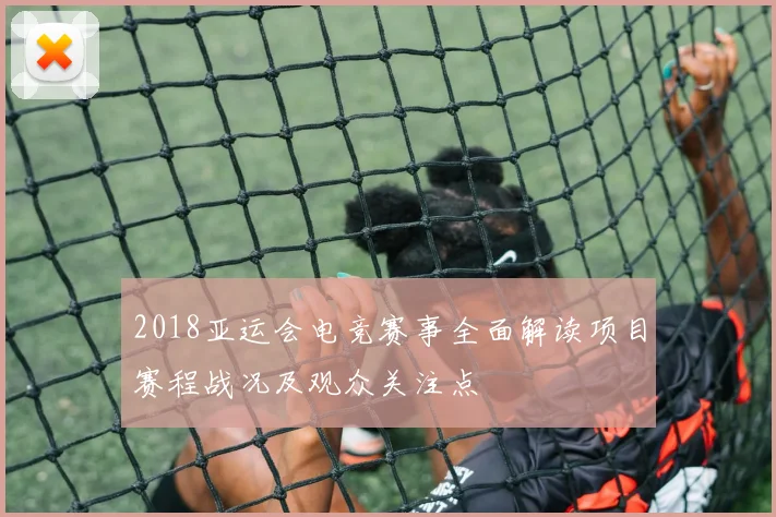 2018亚运会电竞赛事全面解读项目赛程战况及观众关注点